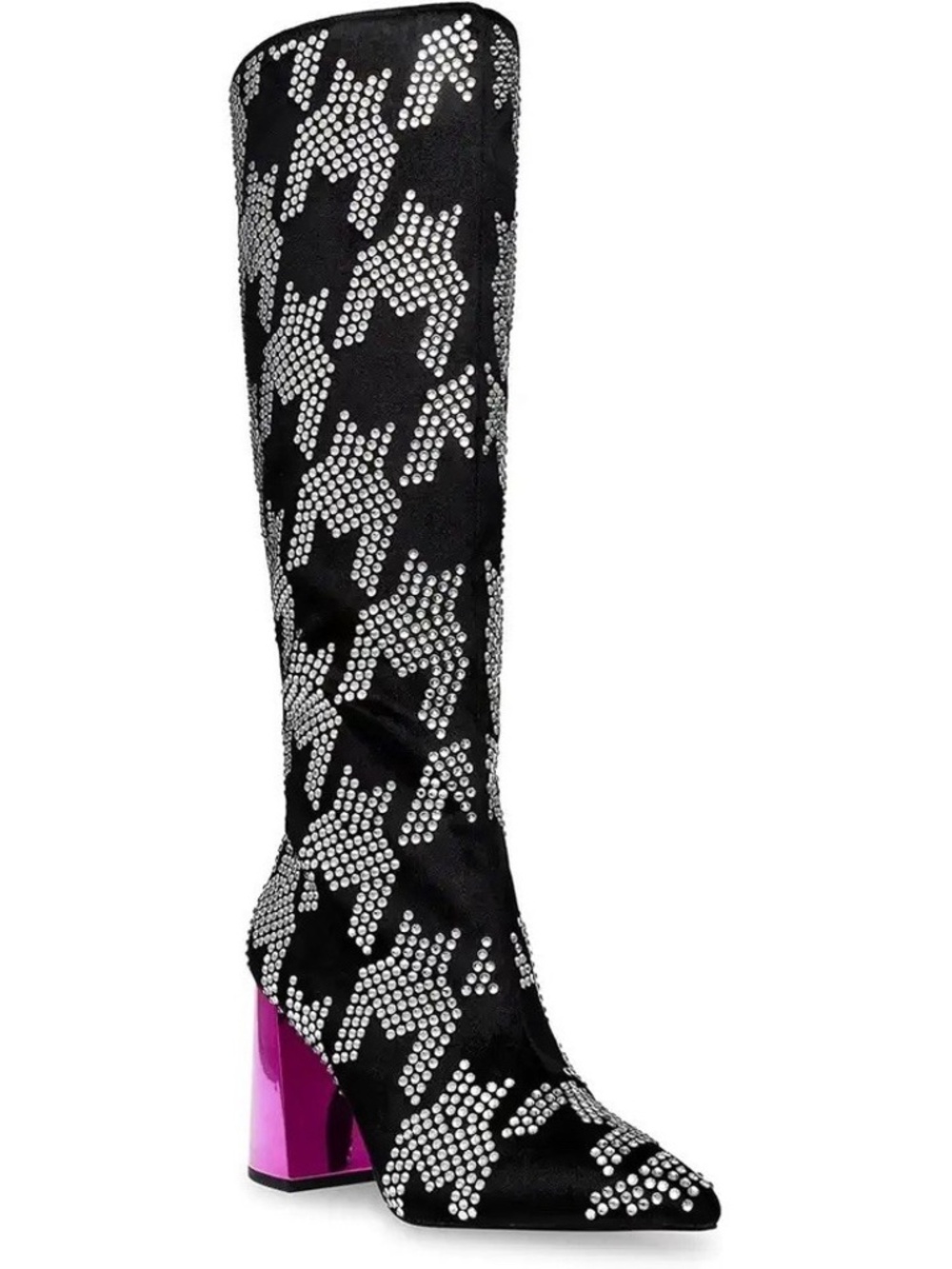 Blue by Betsey Johnson Naomy Boots Women Size 8.5 Color Black/Silver NEW!!